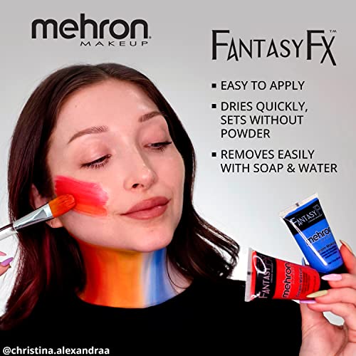 Mehron Fantasy FX Water-Based Face & Body Paint - Ogre Green 1oz