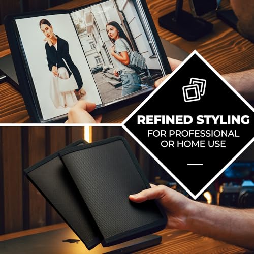 Dunwell 4x6 Photo Album & Art Portfolio Binder with 24 Sleeves