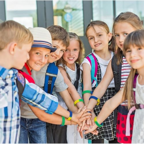 36 Pack Welcome to 1st Grade Silicone Bracelets - Colorful Wristbands for Back to School