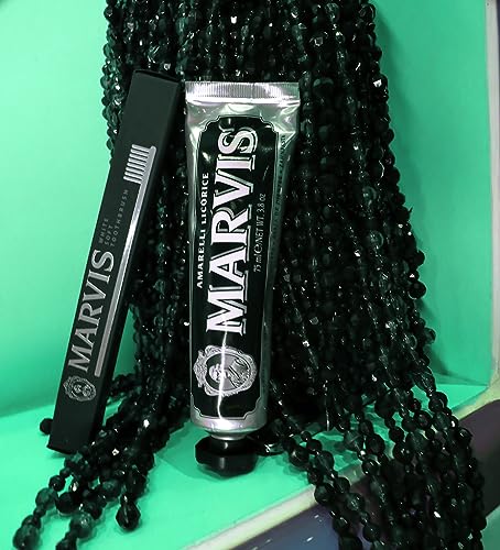 Marvis Licorice Toothpaste - Minty Flavor for Fresh Breath