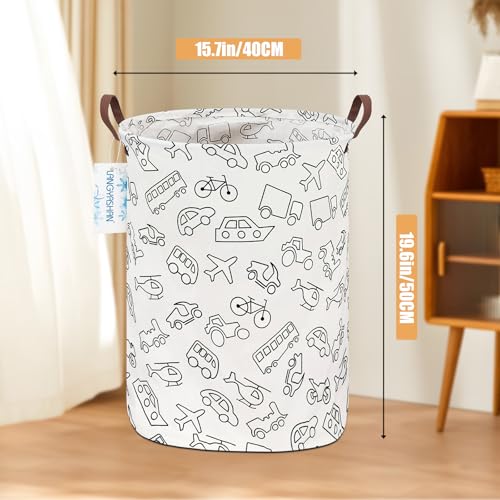 Collapsible Waterproof Laundry Hamper - Kids Toy Storage Basket