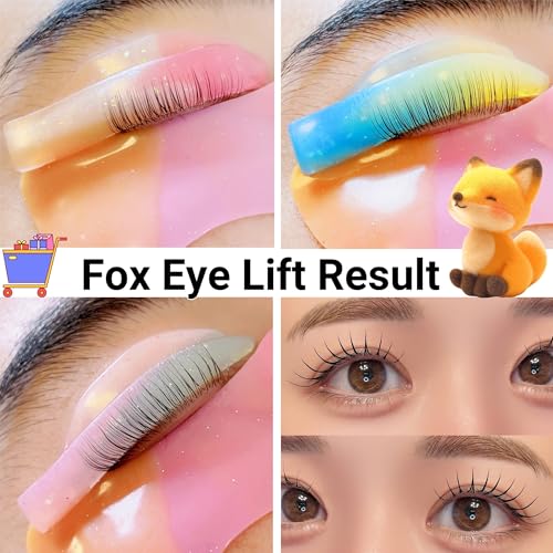 Neon Gradient Eyelash Perm Pads - 16 Silicone Lash Lift Rods