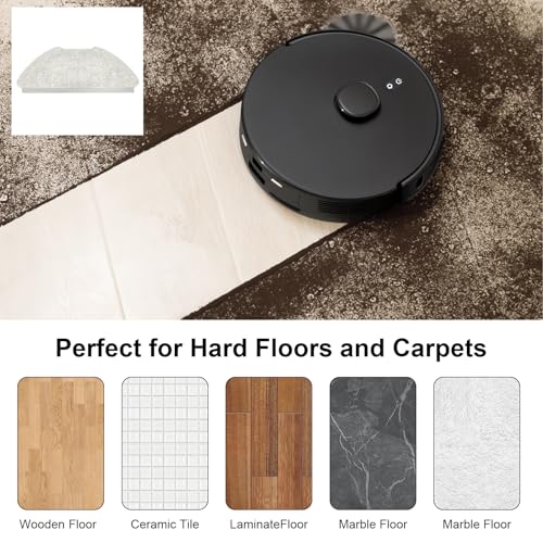 6 Eco-Friendly Mop Cloth Pads for AIRROBO T20 Robot Vacuum