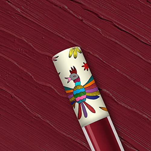 YuYa Chiquita Liquid Matte Lipstick - Intense Wine Color, Long-Lasting Finish