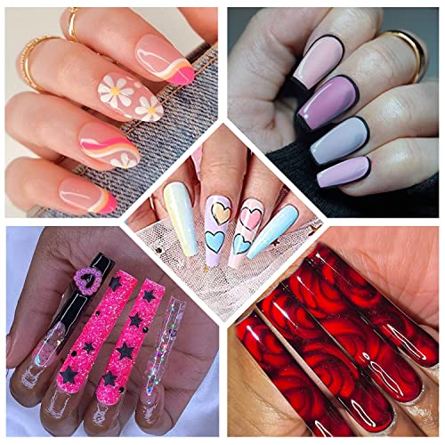 Silicone Nail Practice Fingers for Acrylic Nails - Flexible & Bendable