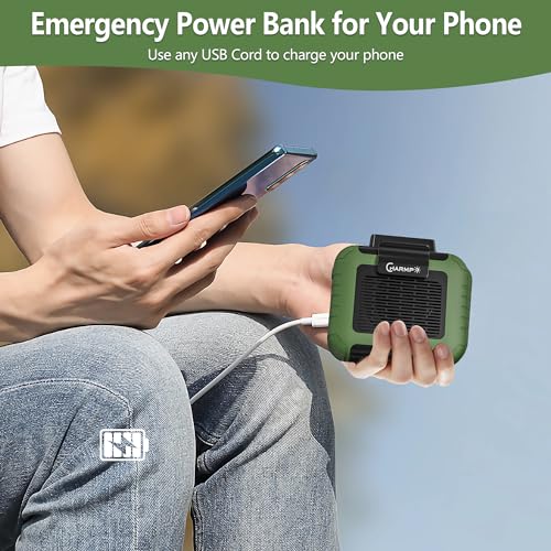 Portable Waist Fan with 6000mAh Battery - 3 Speed Clip Fan for Hands-Free Cooling