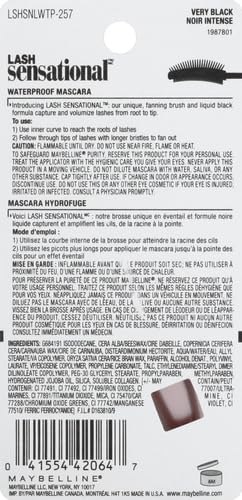 Maybelline Lash Sensational Waterproof Mascara - Lengthening & Volumizing