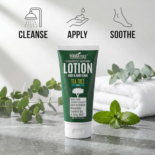 TheraTree Tea Tree Oil Lotion with Neem Oil & Aloe Vera - 5 Fl Oz