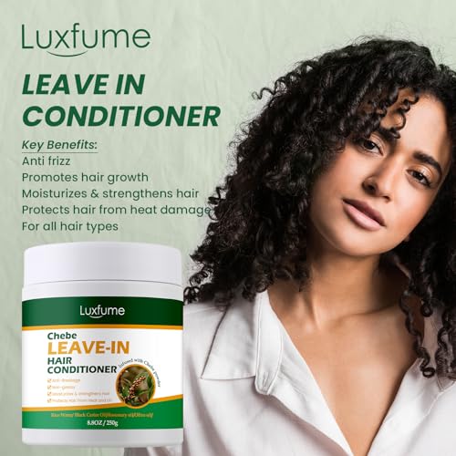 Luxfume Chebe Leave-In Conditioner for Hair Growth, 8.8 Oz