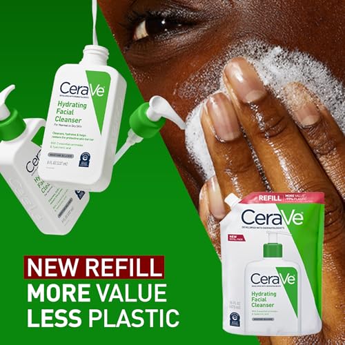 CeraVe Hydrating Cleanser with Hyaluronic Acid, 16oz Refill