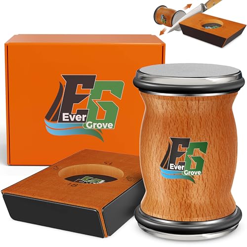 EverGrove Rolling Knife Sharpener with Diamond & Ceramic Discs