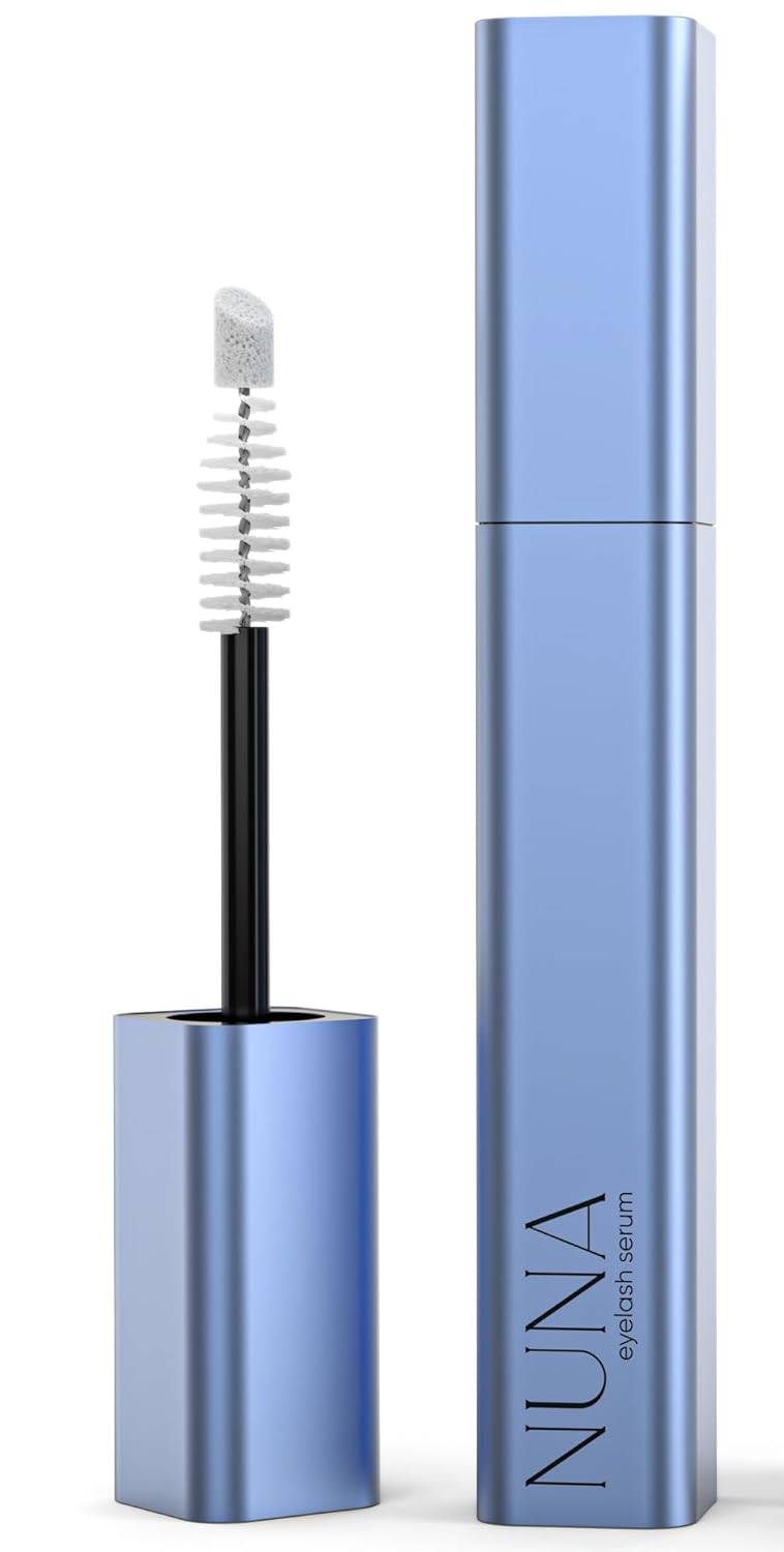 NUNA Eyelash Growth Serum - Biotin & Multi-Peptide Formula for Longer, Fuller Lashes | 6ml, 6-Month Supply
