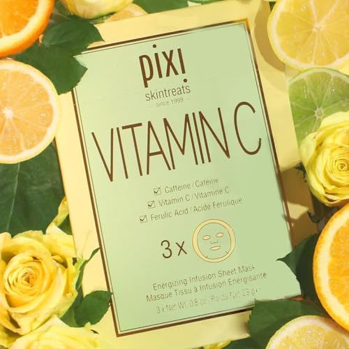 Pixi Beauty Vitamin-C Sheet Masks - Energizing & Hydrating