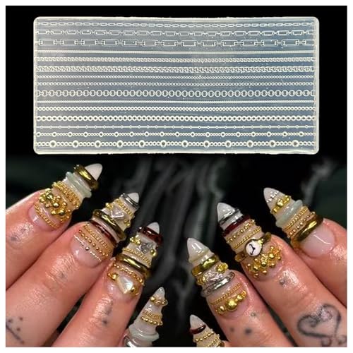 3D Chain Nail Mold - Silicone Necklace & Accessory Designs