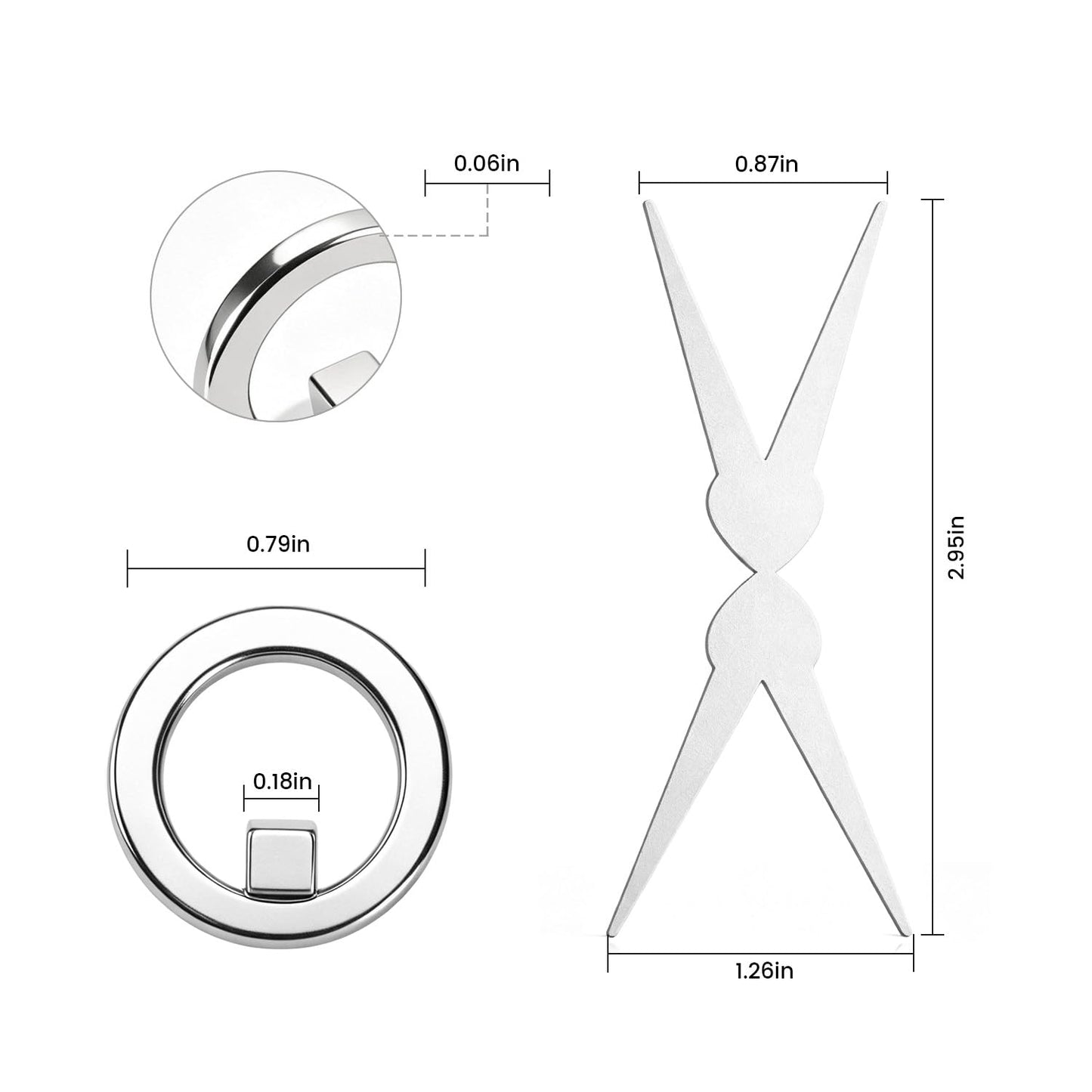 Cat Eye Magnet Ring - Strong Hollow Circle Tool for Black Hole & Halo Effects | Precision Magnet for Gel Polish DIY