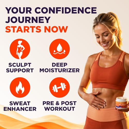 Hot Firming Lotion - Menthol Sweat Enhancer for Stomach & Cellulite - 4 Fl Oz
