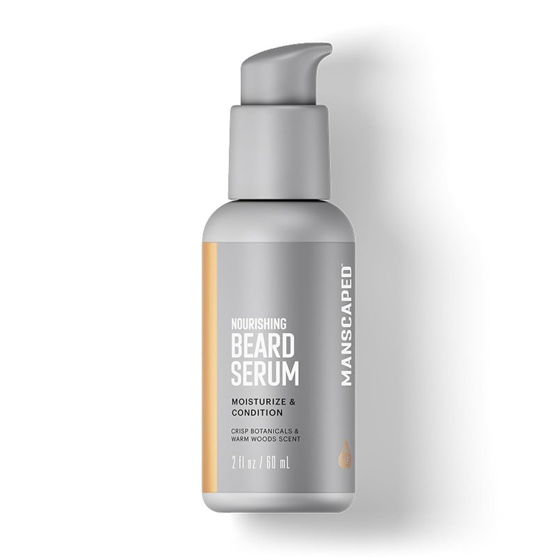 Nourishing Beard Serum - Hydrating Ceramide Complex with Argan & Castor Oils | Lightweight Conditioning, 2 oz.