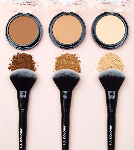 L.A. COLORS Mineral Pressed Powder - Fair, Talc-Free, 2 Pack