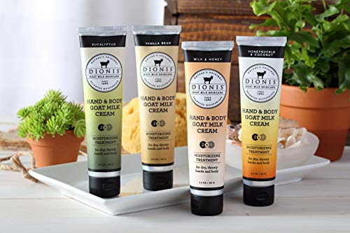 Dionis Goat Milk Hand & Body Cream - White Jasmine & Shea - 3.3 oz