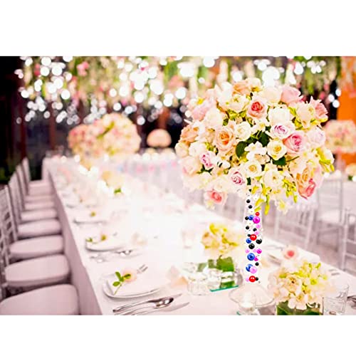 100PCS Creamy White No-Hole Pearl Beads for Vase Fillers & Decor