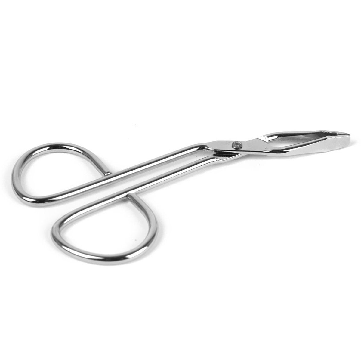 Lurrose Eyebrows scissor stainless steel scissors shaped slant tip tweezer clip for eyebrow