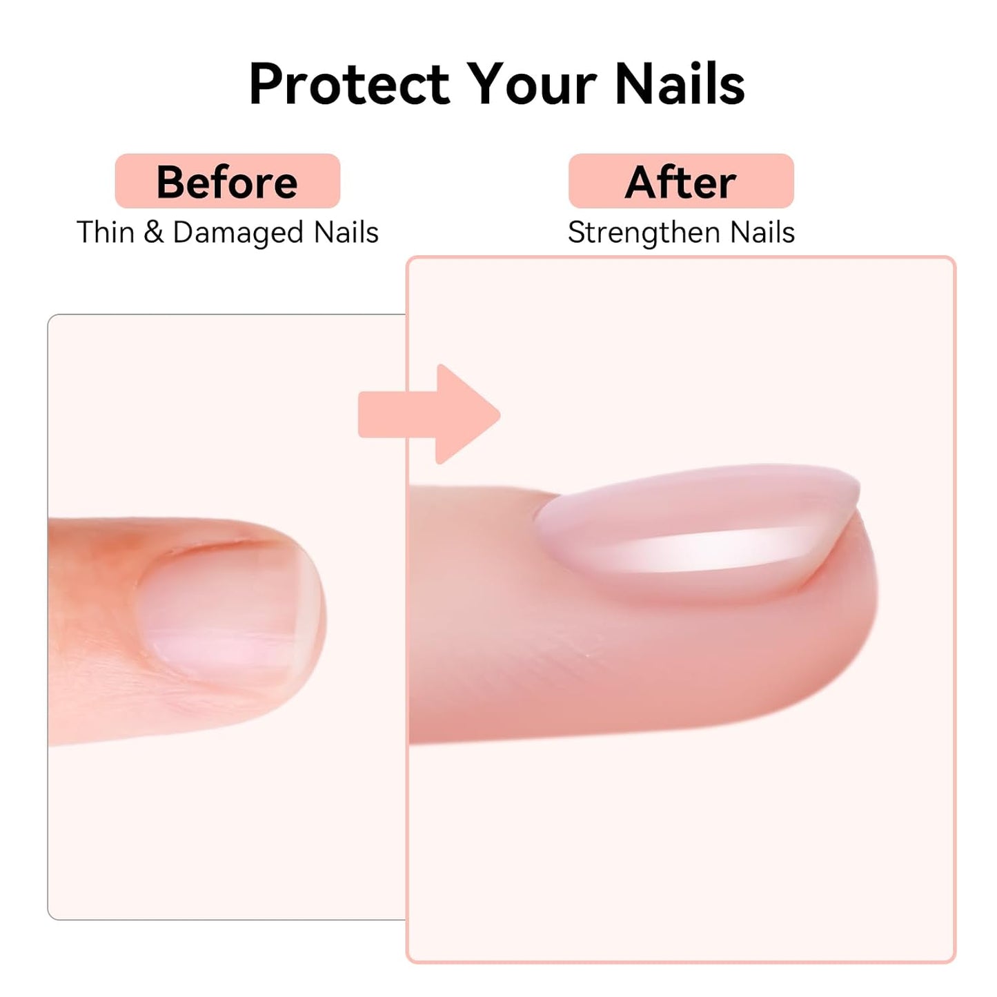 Natural Nude Rubber Base Gel Polish - Soak Off UV LED Foundation Gel for DIY Nail Art | 8ML Sun-Kissed Sands