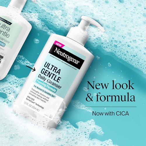 Neutrogena Ultra Gentle Foaming Facial Cleanser, 16 fl. oz - Fragrance Free for Sensitive Skin