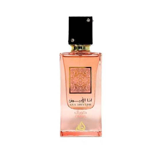 Lattafa Ana Abiyedh Coral Eau de Parfum Spray - Unisex Fragrance, 2.0 oz / 60 ml