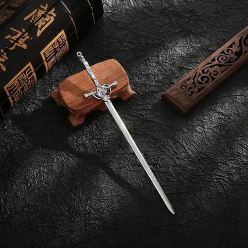 2PCS Vintage Sword Hair Sticks - Retro Alloy Hair Pins