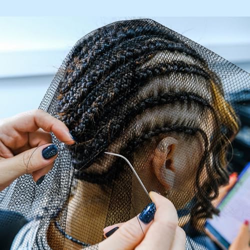 Hair Net Set with Needles & Thread - 5 Pcs, 26 x 18 in