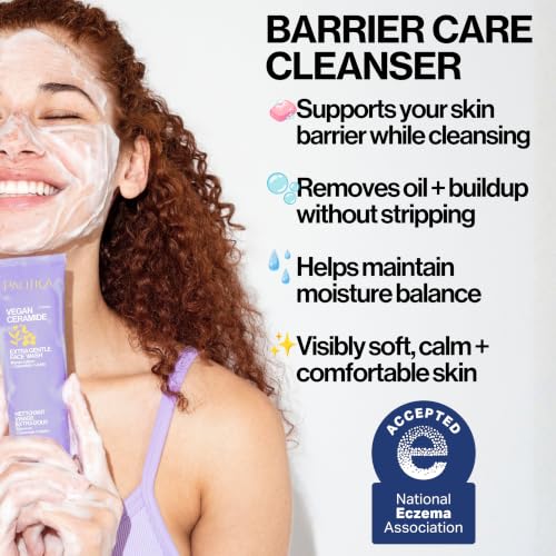 Pacifica Gentle Face Wash for Sensitive Skin - Vegan & Fragrance-Free