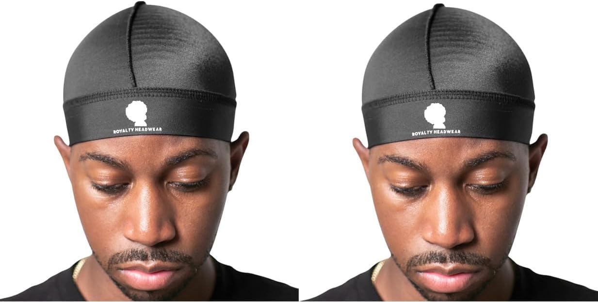 Silky Wave Cap for 360, 540 & 720 Waves - Soft Breathable Durag Beanie for Men