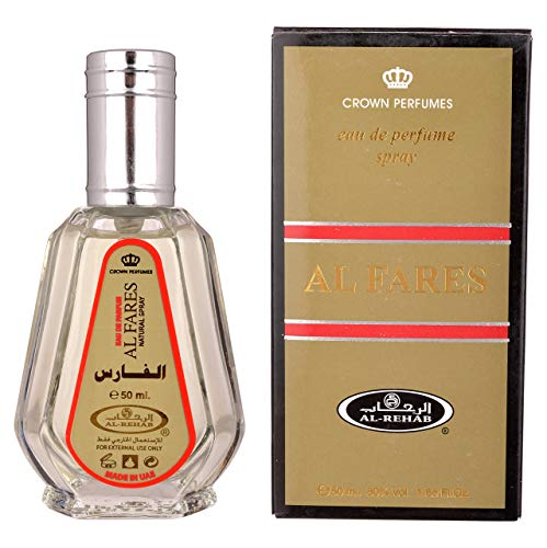 Al Rehab Al Fares Eau de Perfume Spray for Men, 1.7 Fl Oz