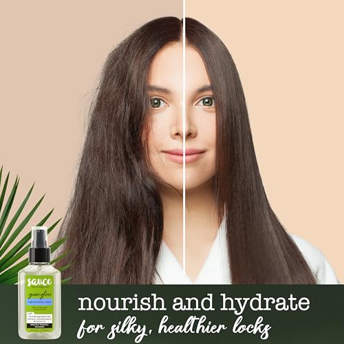 SAUCE Guac Hair Gloss - High Shine Vegan Hair Treatment, 3 Fl Oz