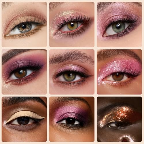 SZDYM Chameleon Eyeshadow Palette #02, 12-Color Duo Chrome Sparkle Set