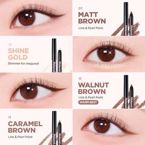 lilybyred Starry Eyes Waterproof Gel Eyeliner - Smudge-Proof & Long-Lasting (19 Misty Fig)