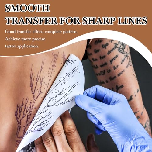 Pjordo 8oz Tattoo Stencil Transfer Gel - 2PCS Non-Toxic Solution for Clear Transfers