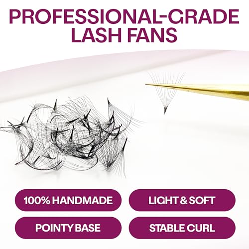 Premade Volume Lash Extensions 10D 0.07 CC 13mm - 500 Fans