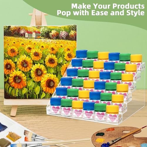 Umirokin 6 Tier Nail Polish Organizer Rack - Holds 54-72 Bottles