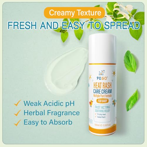 AOAO Heat Rash Care Cream for Babies, 100ml - Soothes Skin & Prevents Rashes
