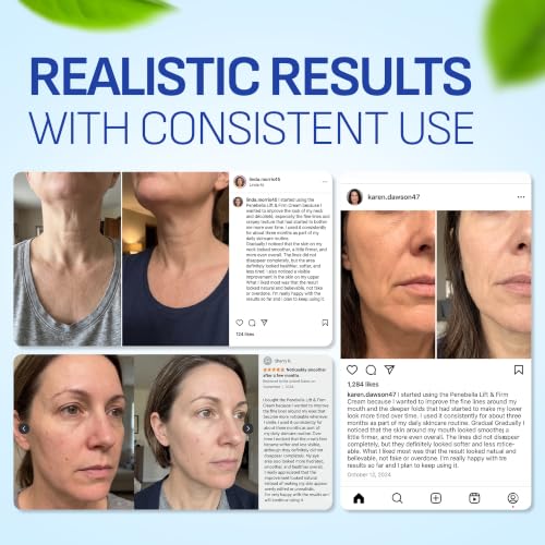 Korean Face Cream for Neck – Lift & Firm Peptide Moisturizer with 7% Collagen & 2% Hyaluronic Acid