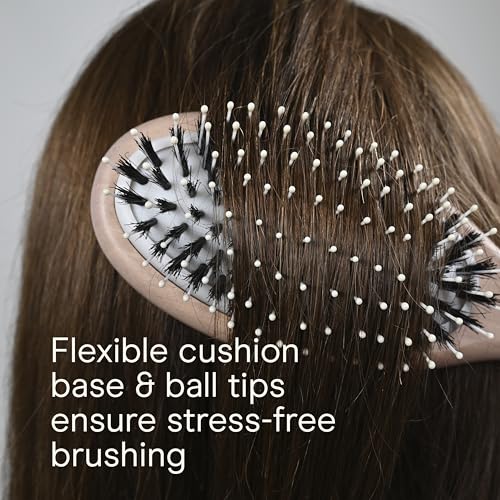 Conair Ceramic Boar Bristle Hair Brush for All Hair Types