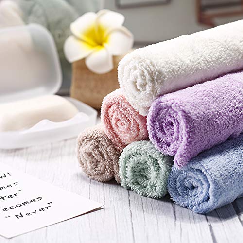 Syhood 12 Pcs Microfiber Makeup Remover Cloths - Soft & Quick Drying