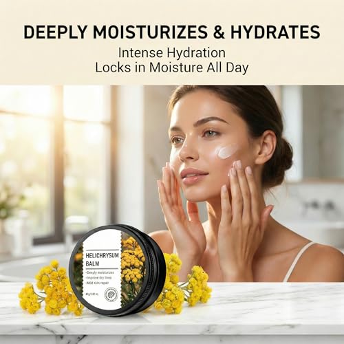 Grospe Helichrysum Balm with Essential Oil for Face & Body - 2.82 oz