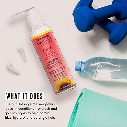 Jane Carter Solution Untangle Me Leave-In Conditioner for Curly Hair, 8oz