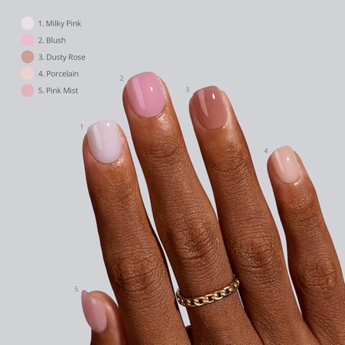 BTArtboxnails Bare 5-Shade Nude-01 XXS Press On Nails - 160Ct