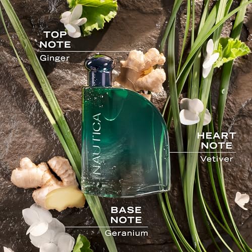 Nautica Color Green Eau de Toilette for Men, 1.6oz - Woody Fragrance