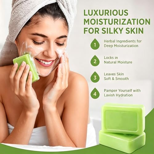 Natural Tea Tree Soap Bar - Gentle Exfoliating Relief for Skin