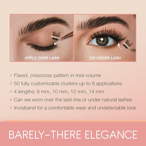Ardell Naked Clusters 437 - Lightweight Human Hair Lash Extensions