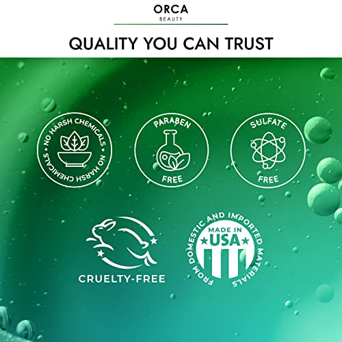 Orca Beauty Tea Tree Body Wash - 12 Fl Oz (Pack of 2) - Gentle Cleanser for All Skin Types